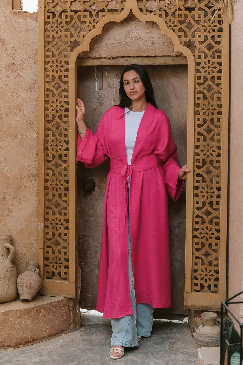 Fuchsia Blush Kaftan