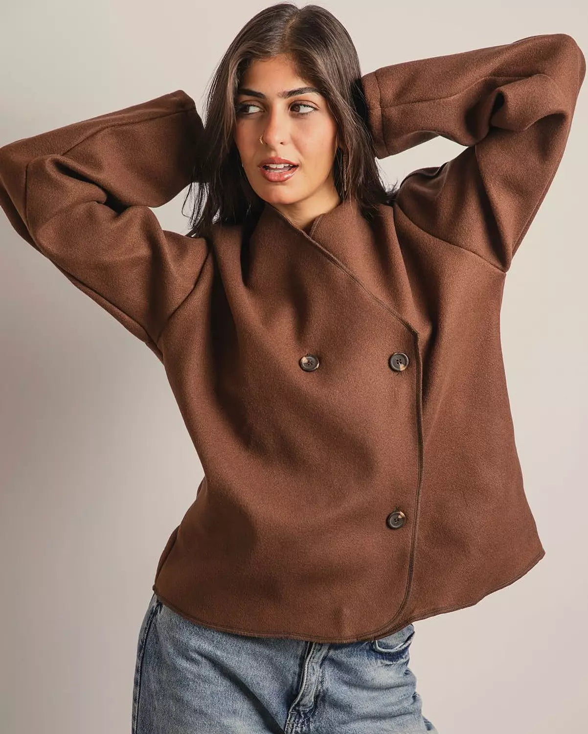 Hazelnut Wrap Jacket