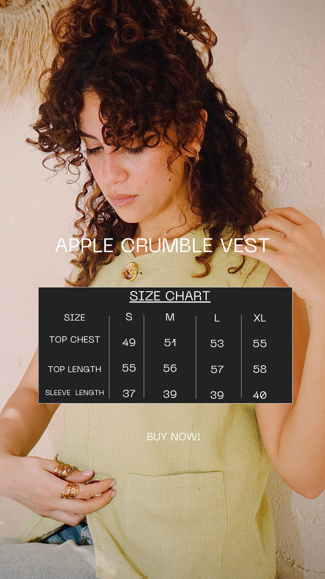 Apple Crumble Vest