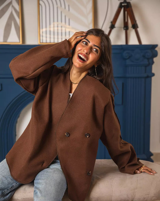 Hazelnut Wrap Jacket