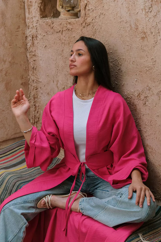 Fuchsia Blush Kaftan