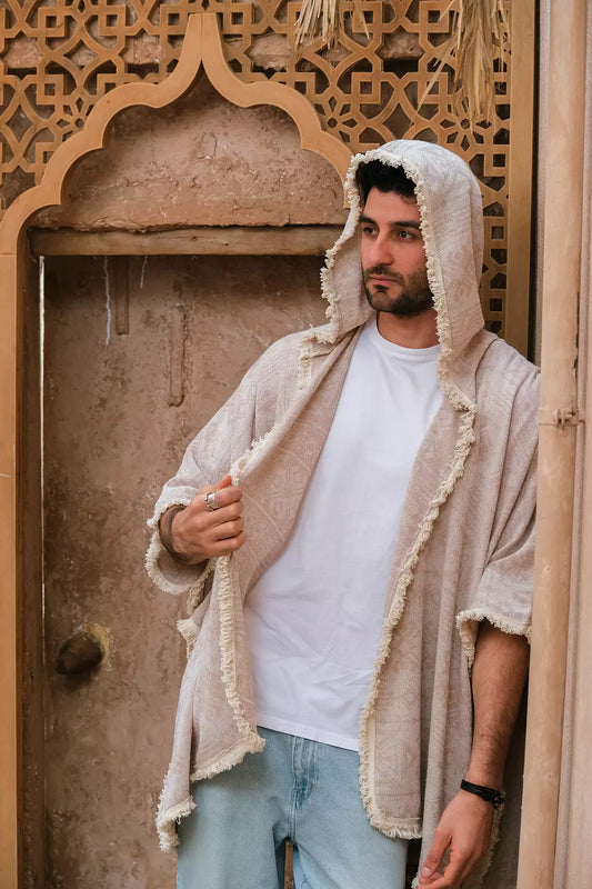 Sandstone Hooded Cape